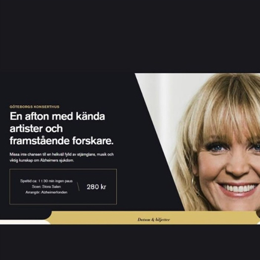 Vinn biljetter till Alzheimerfondens konsertkväll den 23 augusti