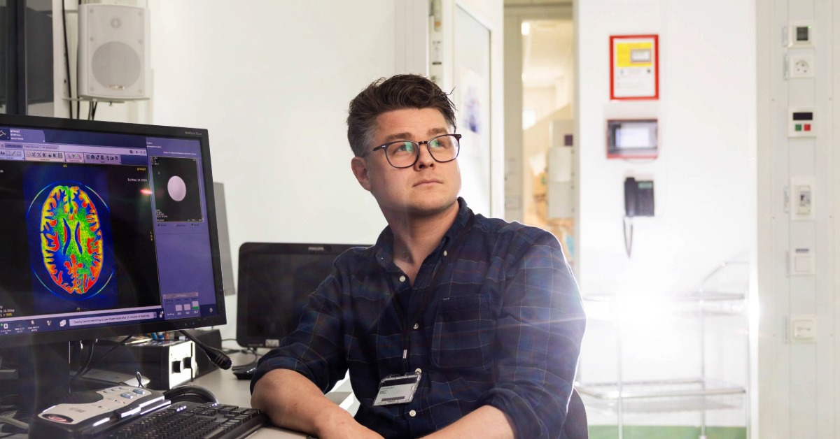 Foto på forskaren Pontus Plaven Sigray