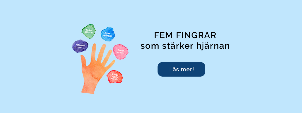 Fem fingrar som stärker hjärnan