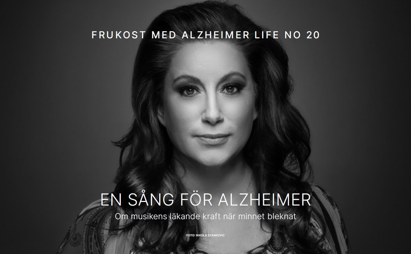 Demensförbundet och Alzheimer Life bjuder in till ”En sång för Alzheimer”