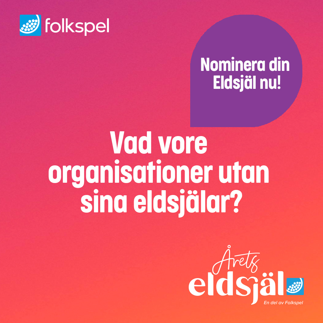 Dags att nominera Årets Eldsjäl 2027